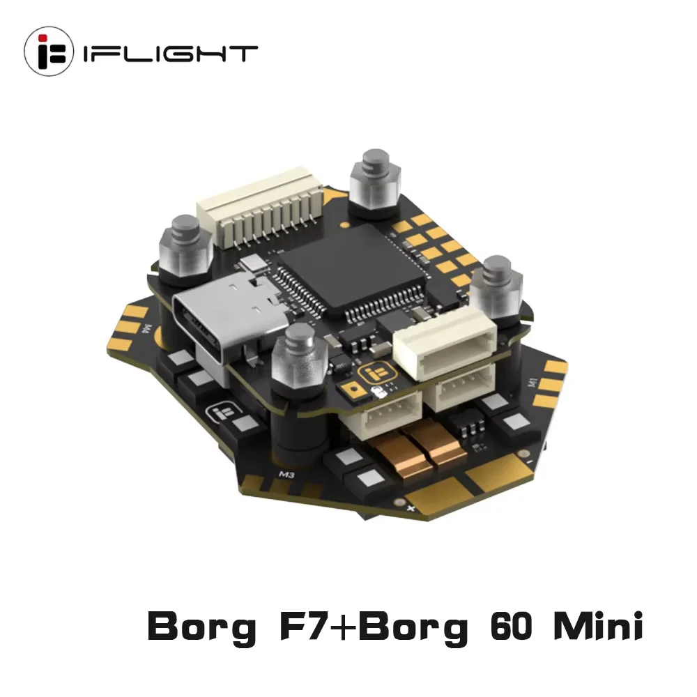 Fpv Flight Controller F7 Stack 60A - iFlight Borg Mini F7, Pengontrol Penerbangan