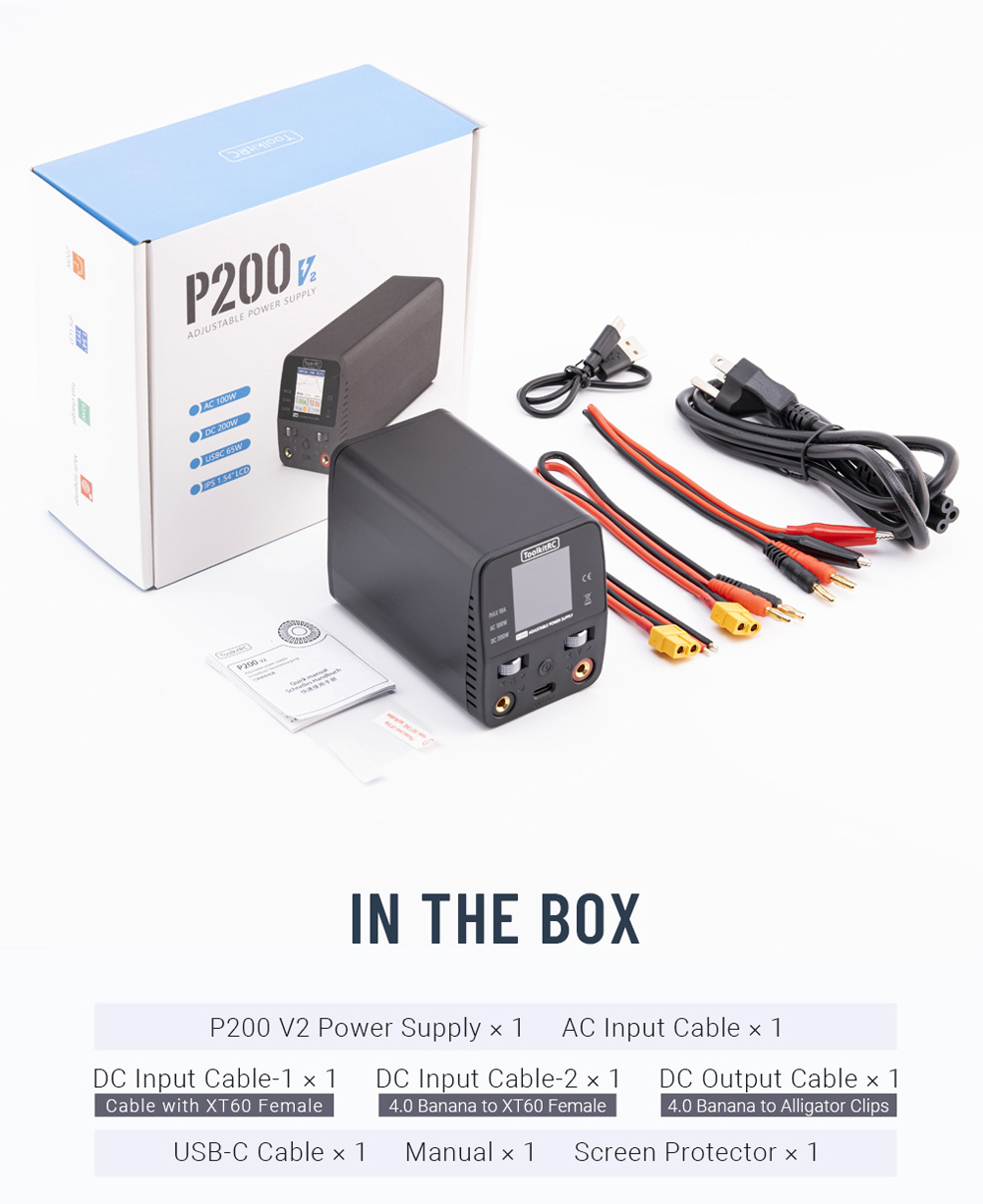 ToolkitRC P200 V2 Adaptor Catu - Programmable Dc Power Supply 30V 10A ulasan dan harga
