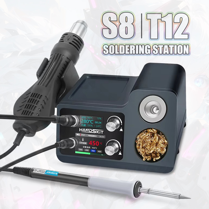Stasiun Solder T12 Dengan Pist - Hot Air Rework Station T12 ulasan dan harga