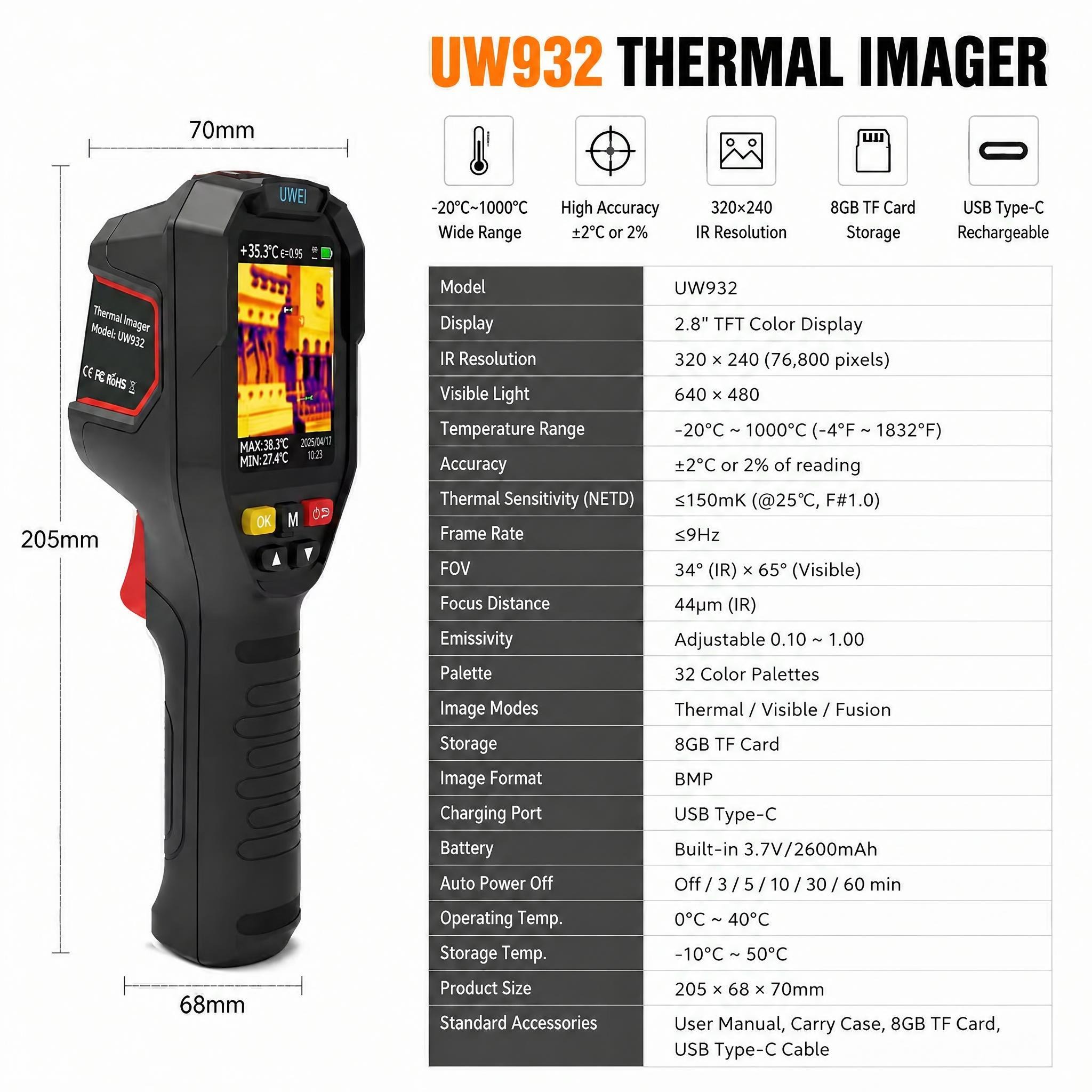 Kamera Termal Genggam 32x32 -2 - Thermal Imaging Camera Pcb Repair ulasan dan harga